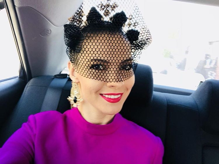 CUSTOM ''PENELOPE'' CROWN W VEIL