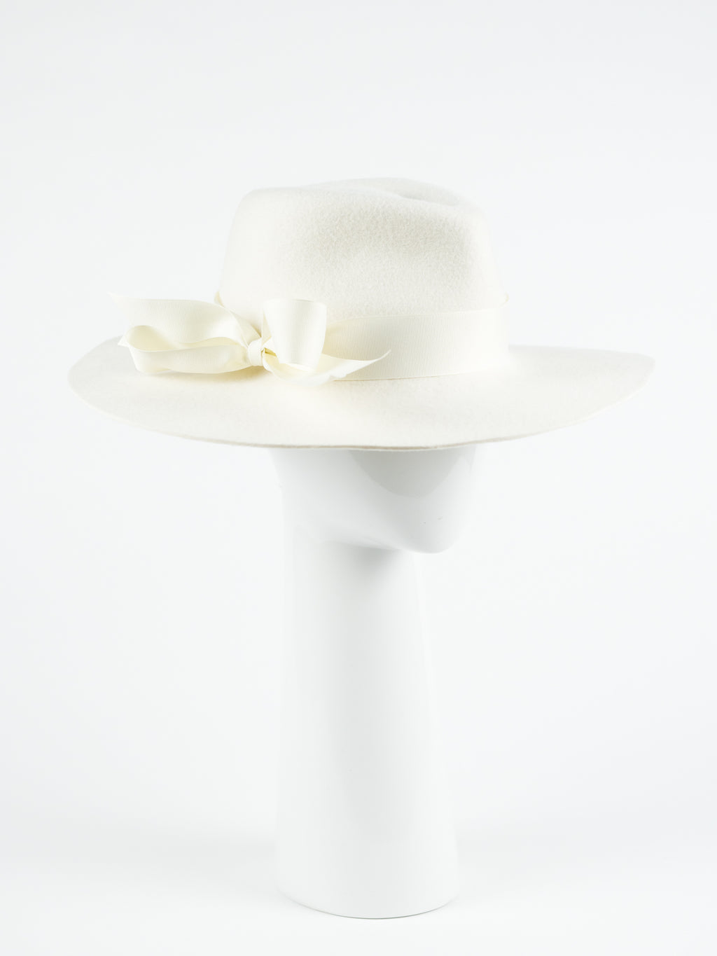 OFF WHITE WOOL FEDORA