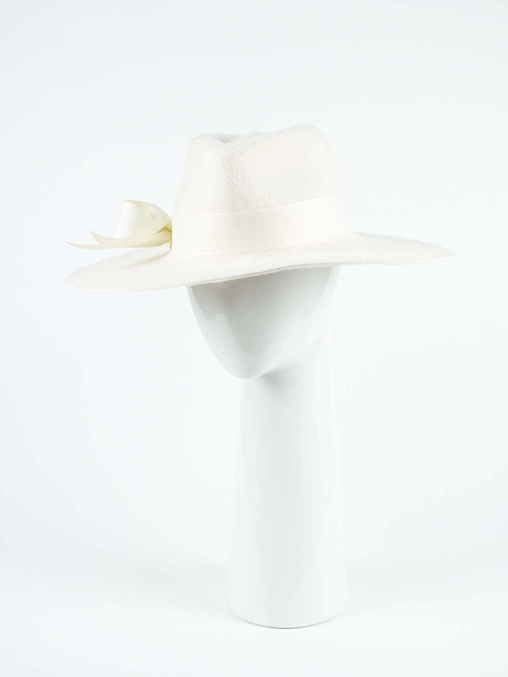 OFF WHITE WOOL FEDORA
