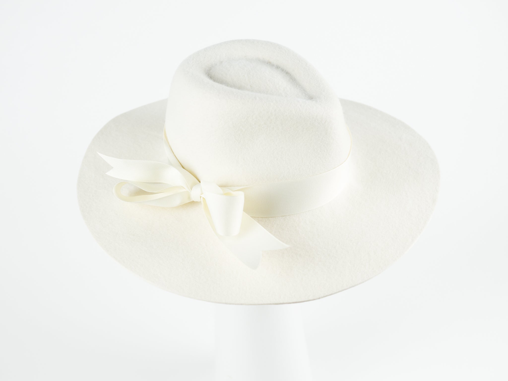 OFF WHITE WOOL FEDORA