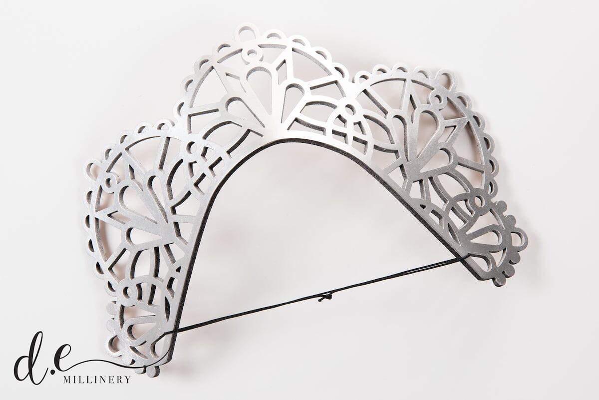"GEISHA" CROWN Headpiece demillinery
