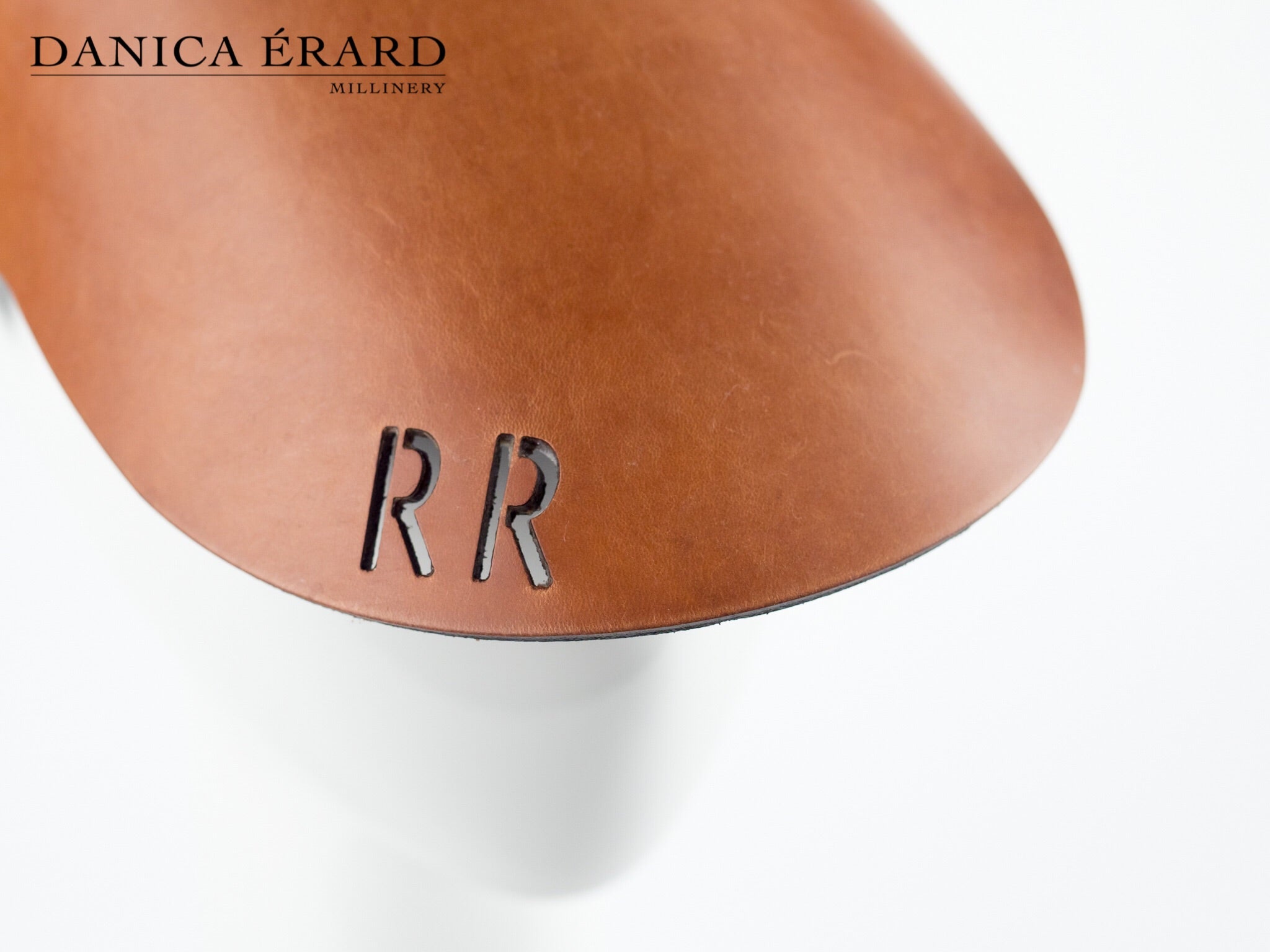 MONOGRAM LEATHER VISOR