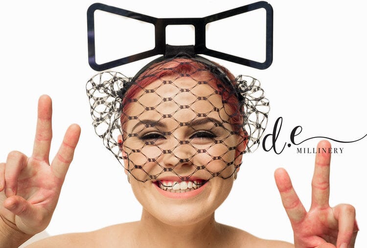 LITTLE MISS BRATTY BOW Headpiece demillinery