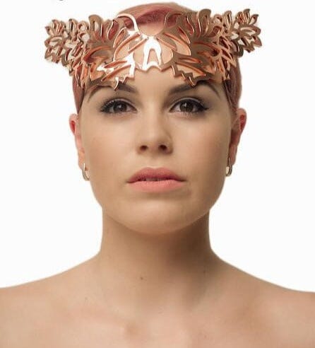 "WARRIOR GODDESS'' Headpiece demillinery